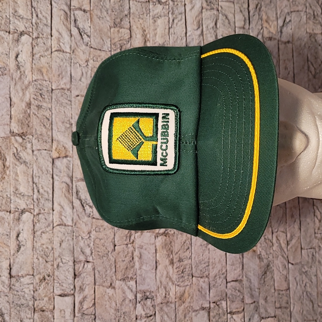 Vintage KBrand Green Mccubbin Farm Snapback Hat